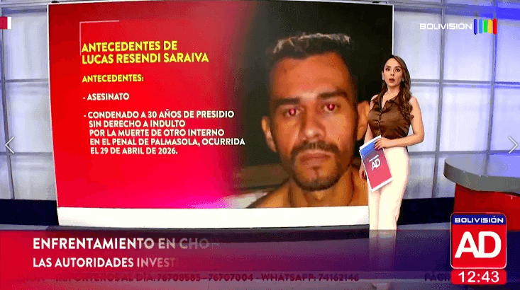 Fotografía de ¿Quién era Lucas Resendi? Los antecedentes del reo fallecido en Chonchocoro