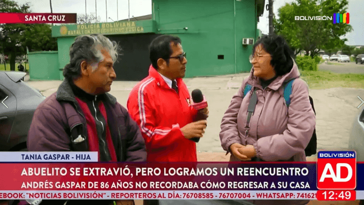Fotografía de Abuelito fue reencontrado con su familia tras ser reportado como extraviado