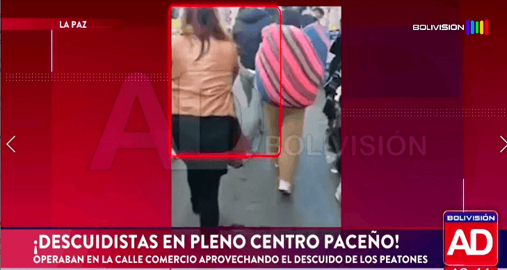 Fotografía de Descuidistas operan en pleno centro paceño