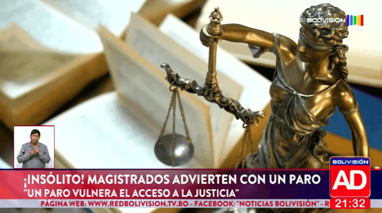 Fotografía de Magistrados de Bolivia advierten con un paro por demandas de presupuesto y aprobación de leyes