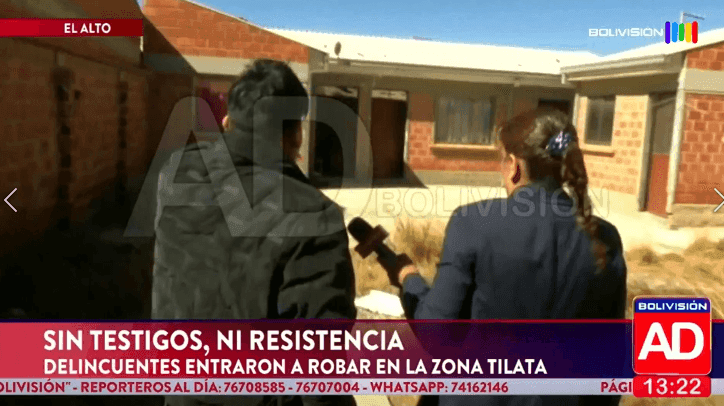 Fotografía de Delincuentes ingresan a robar una vivienda en Tilata, El Alto