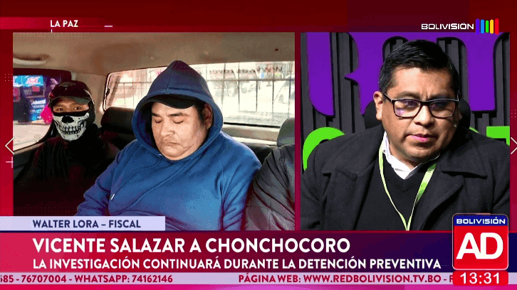 Fotografía de  Seis meses de detención preventiva para Vicente Salazar en Chonchocoro