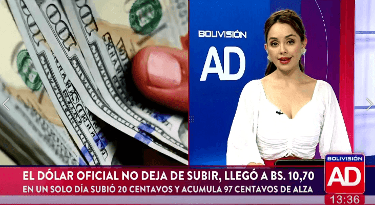 Fotografía de  El dólar continúa en ascenso y llegó a Bs 10,70