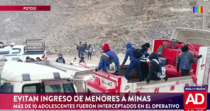 Fotografía de Evitaron el trabajo infantil en el interior de una mina en Potosí