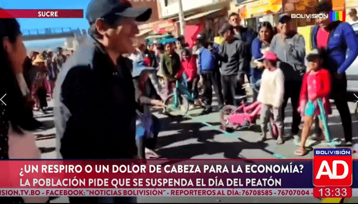 Fotografía de  Sucre vivirá su primer Día del Peatón del año