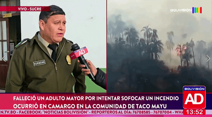 Fotografía de  Adulto mayor falleció al intentar sofocar un incendio en Camargo
