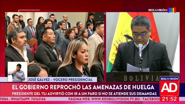 Fotografía de Gobierno rechaza anuncio de paro judicial y pide resolver conflictos mediante el diálogo