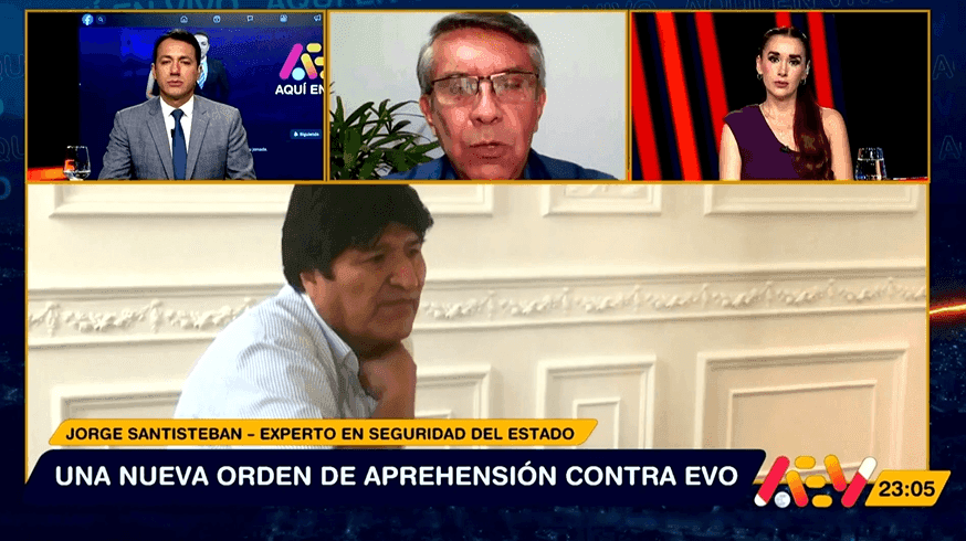 Fotografía de Experto en seguridad del Estado habló sobre las dos órdenes de aprehensión contra Evo Morales