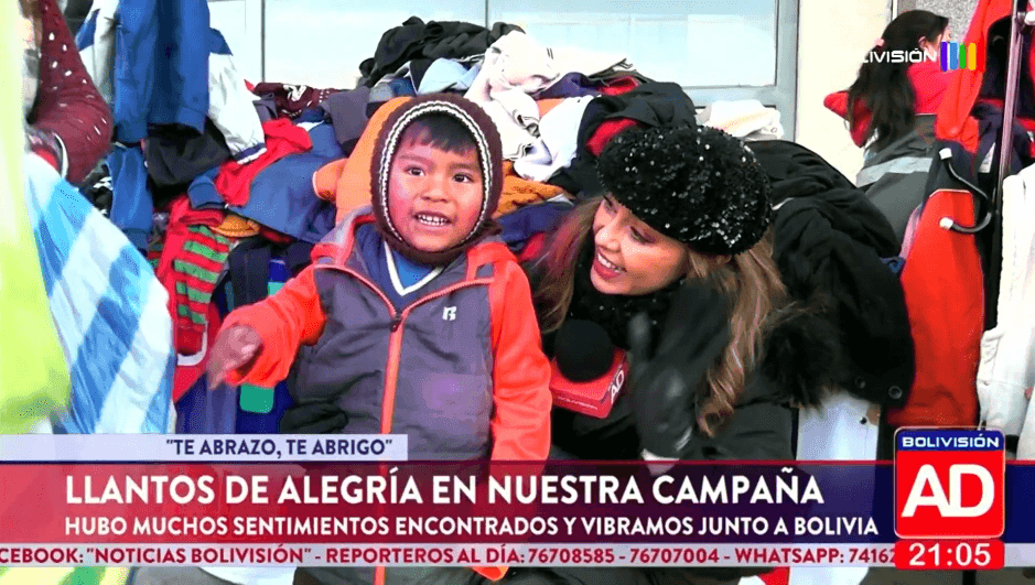 Fotografía de "Te abrazo, te abrigo": los momentos más emotivos que dejó la campaña solidaria de Red Bolivisión