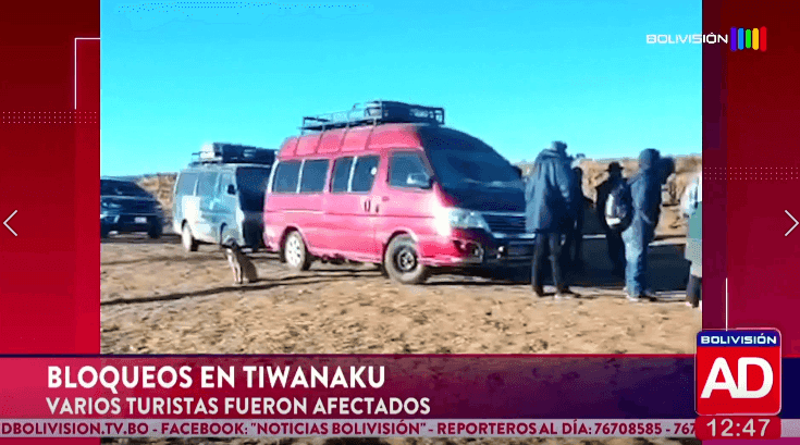 Fotografía de Bloqueos en Tiwanaku afectan la transitabilidad en La Paz