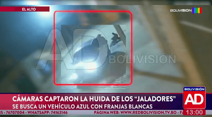 Fotografía de Cámaras captaron la huida de delincuentes tras un robo en Santa Rosa