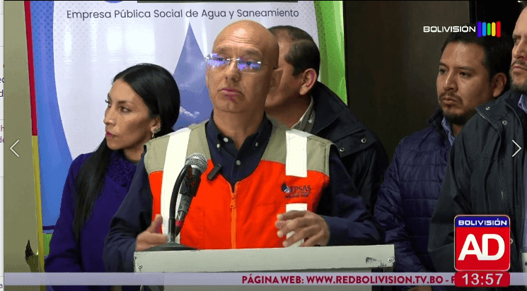 Fotografía de EPSAS declara alerta roja ante posible falta de agua en La Paz 