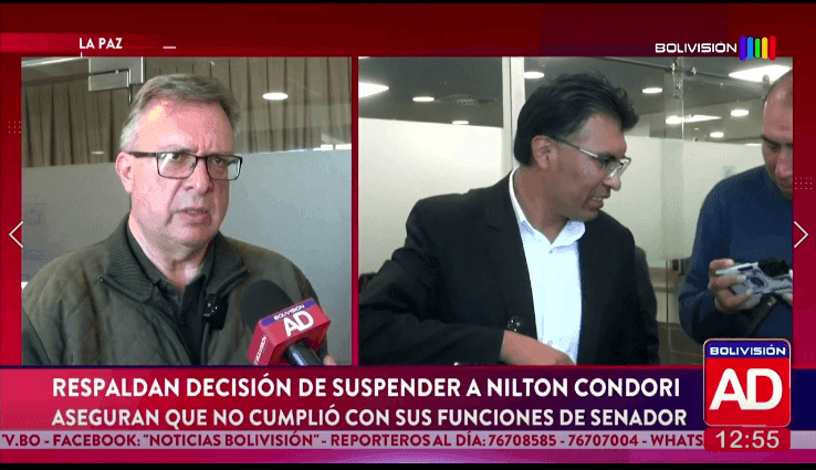 Fotografía de Legisladores respaldan suspensión del senador Nilton Condori