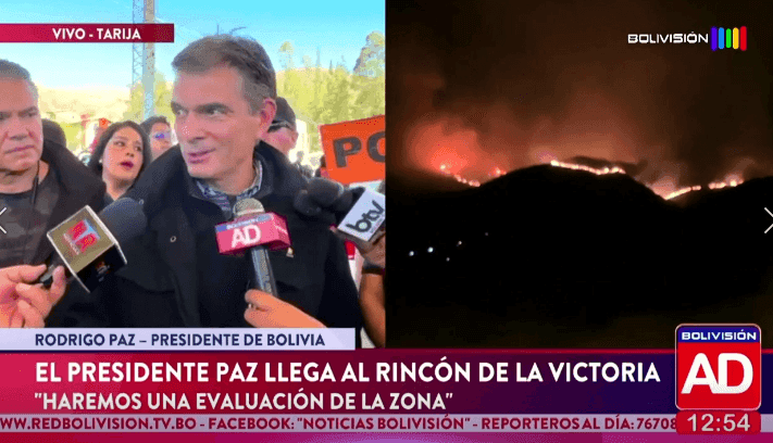 Fotografía de Presidente Paz llegó a Rincón de la Victoria para coordinar acciones contra los incendios