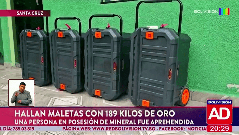 Fotografía de Retuvieron 189 kilos de oro en Viru Viru: un QR no validado destapó el caso