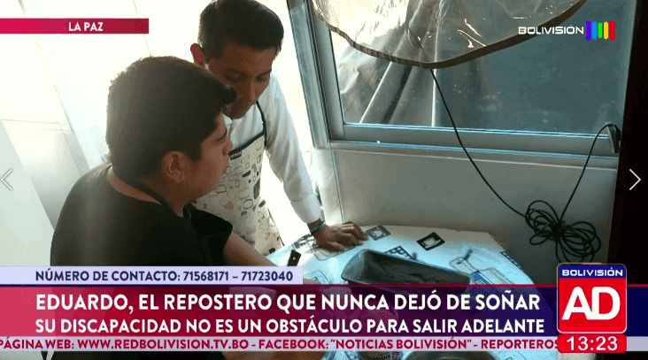 Fotografía de Eduardo transformó su pasión por la repostería en una historia de perseverancia