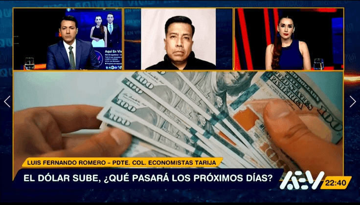 Fotografía de Luis Fernando Romero analizó el impacto de la nueva subida del dólar oficial y sus efectos en la economía
