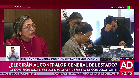 Fotografía de Comisión Mixta evalúa si continuará el proceso de selección del Contralor General del Estado