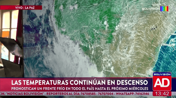 Fotografía de Las temperaturas continuaron en descenso y un frente frío afectará al país