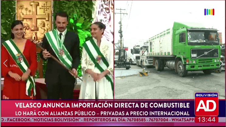 Fotografía de Velasco anuncia importación directa de combustible