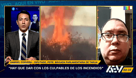 Fotografía de Incendios en Tarija: fuertes vientos reactivan el fuego y amenazan zonas pobladas