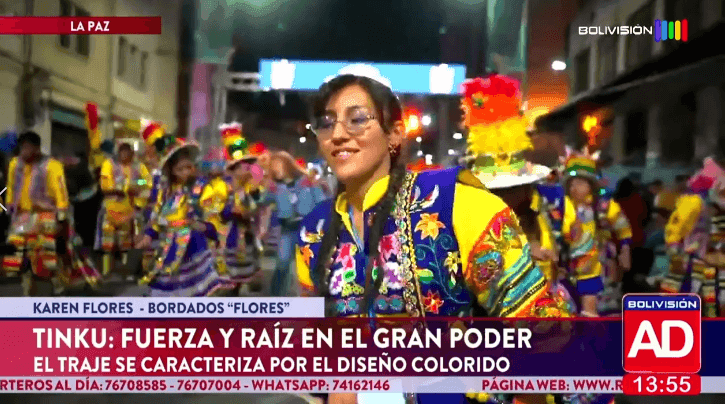 Fotografía de El Tinku llevó su fuerza y tradición potosina al Gran Poder