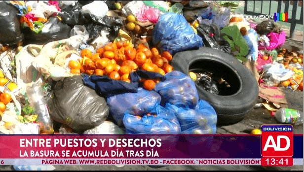 Fotografía de Entre puestos y desechos: la basura se acumula día a día en La Paz