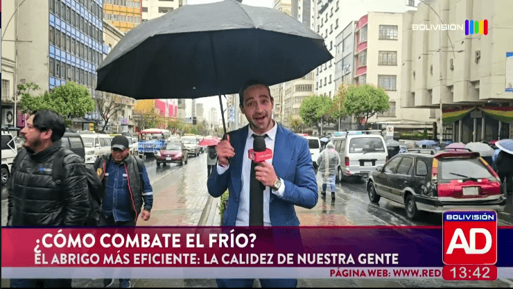 Fotografía de Al Día salió a las calles de La Paz para conocer la opinión de la población por el frío