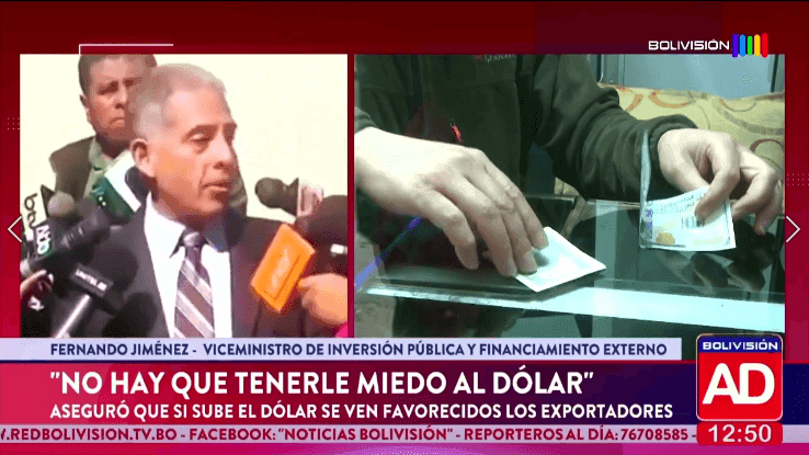 Fotografía de Viceministro Jiménez afirmó que no hay que tenerle miedo al dólar