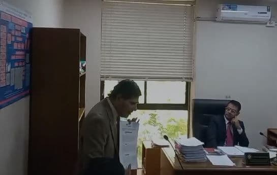 Fotografía de Evo Morales no asiste a su audiencia en Tarija
