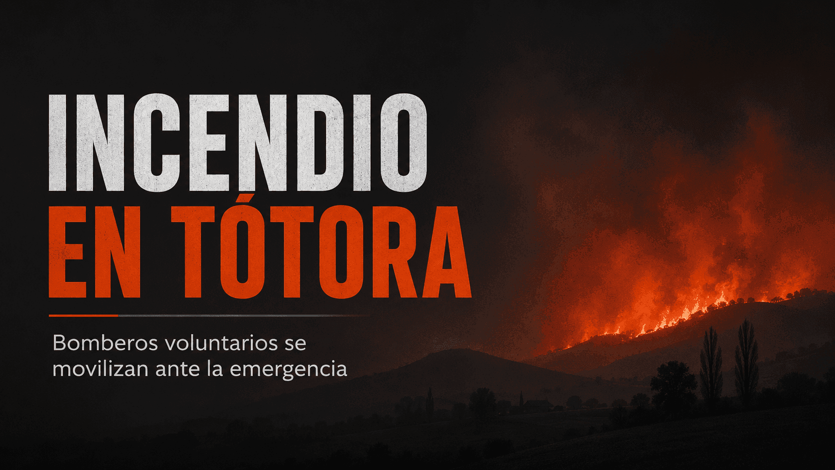 Fotografía de Incendio de magnitud alarma a Totora