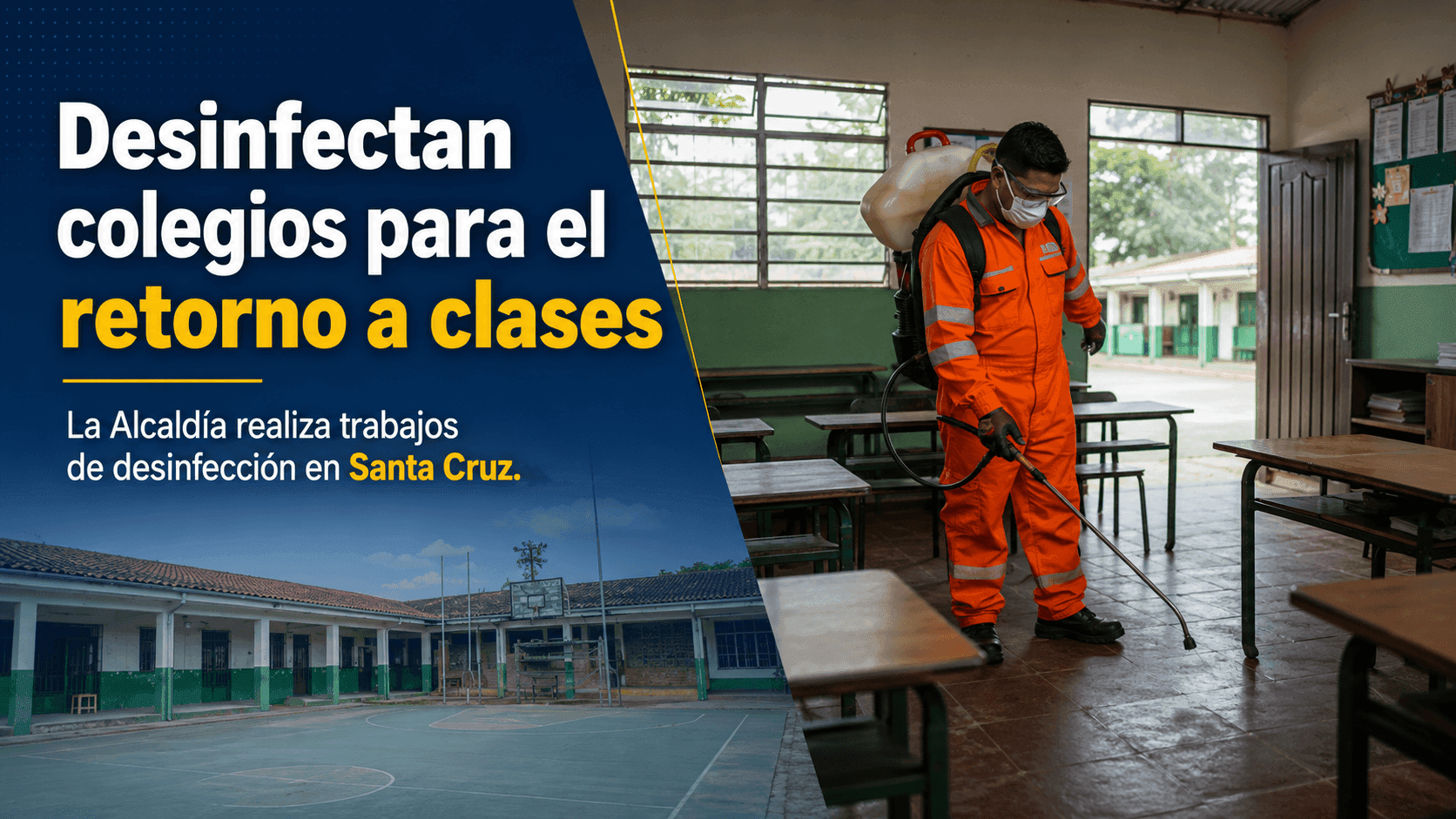Fotografía de Alcaldía realiza trabajos de desinfección