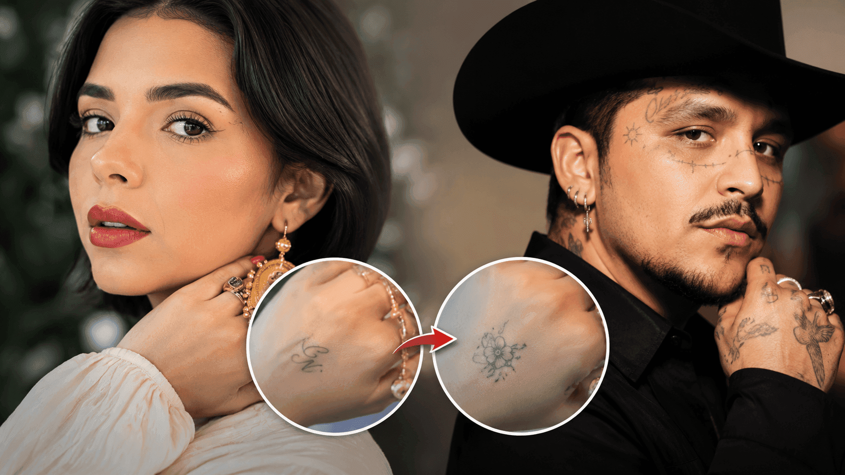 Fotografía de ¿Ángela Aguilar se borró el tatuaje relacionado con Christian Nodal?