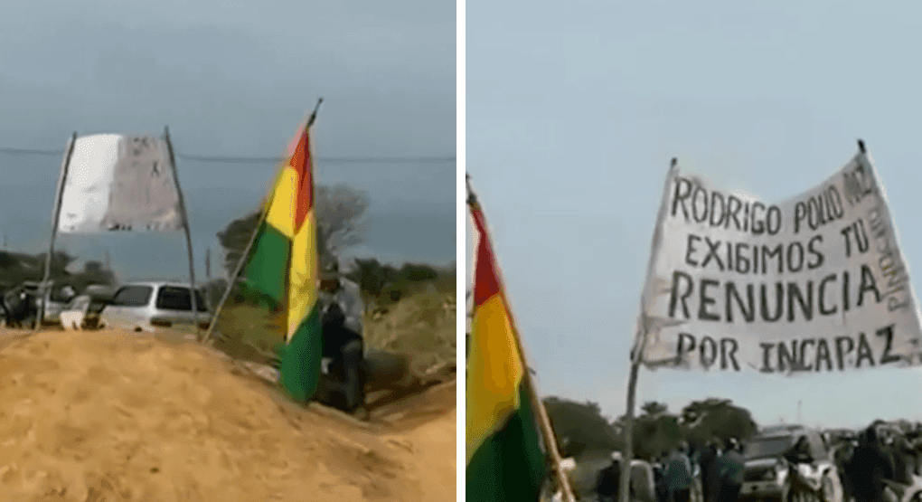 Fotografía de Mantienen los bloqueos en San Julián: no hay paso a la Chiquitanía