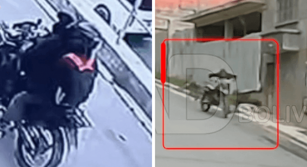 Fotografía de Inseguridad en El Alto: roban motocicleta en La Merced frente a cámaras