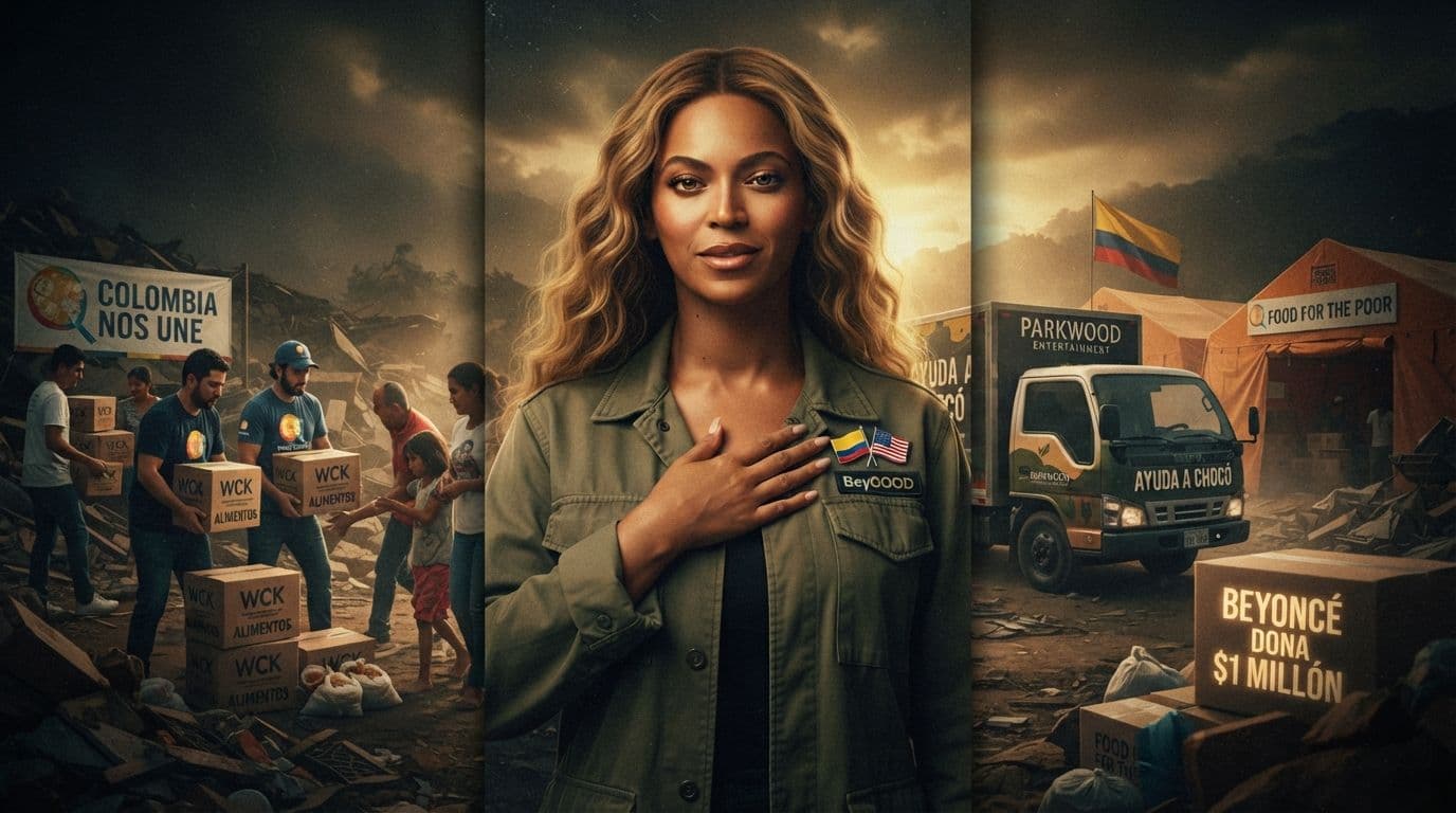 Fotografía de Beyoncé se suma a la ayuda para Colombia con una donación de un millón de dólares