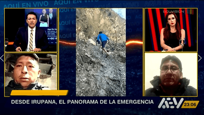 Fotografía de Irupana enfrenta una emergencia por incendios, lluvias y más de 200 derrumbes