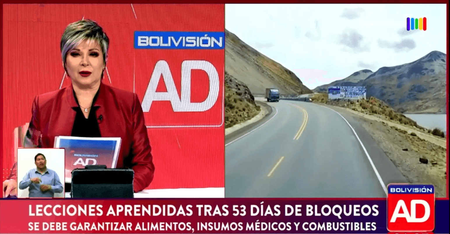 Fotografía de 53 días de bloqueos en Bolivia: expertos plantean lecciones y medidas para evitar crisis de abastecimiento
