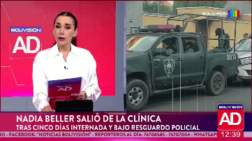 Fotografía de Nadia Beller fue dada de alta y ya se encuentra en su domicilio