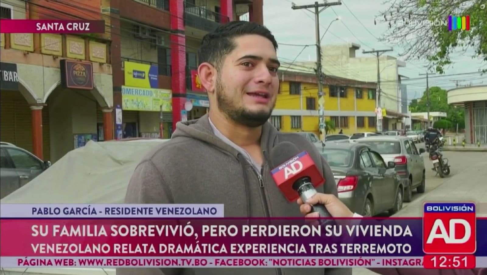 Fotografía de Venezolano en Santa Cruz relata cómo su familia perdió su hogar tras el devastador terremoto