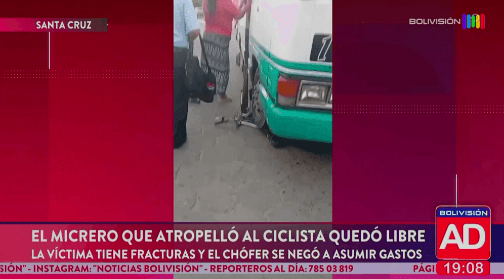 Fotografía de Chofer que atropelló a un ciclista quedó en libertad