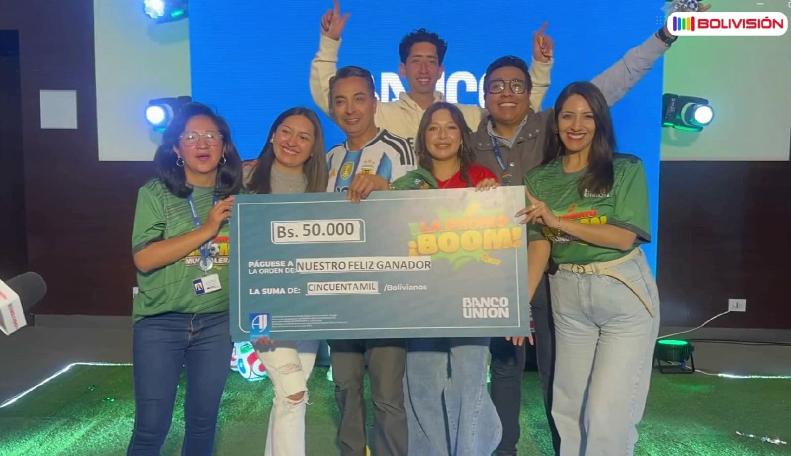 Fotografía de Banco Unión entrega el premio mayor de la promo Boom Mundialera y anuncia nuevos sorteos para sus clientes