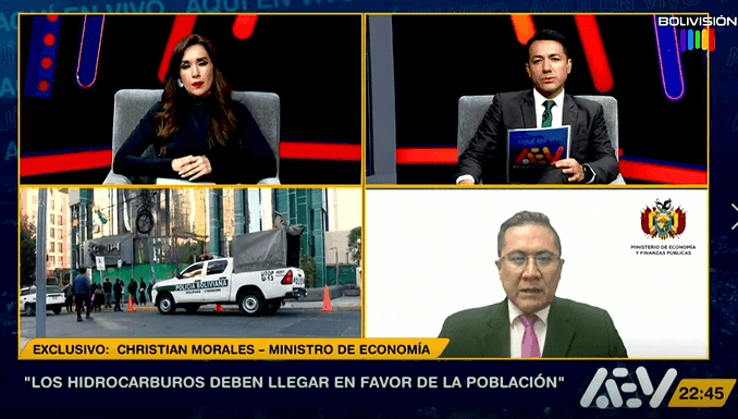 Fotografía de Ministro de Economía aseguró que Bolivia buscó estabilizar la economía y controlar la inflación