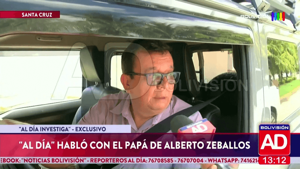 Al Día habló de forma exclusiva con el padre de Zeballos