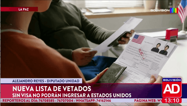  Nueva lista de vetados en Estados Unidos