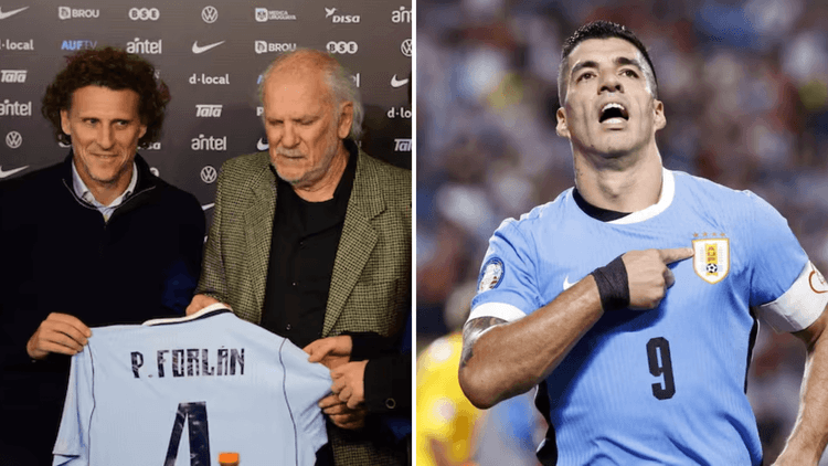 Diego Forlán asumió como entrenador de Uruguay y no descartó el regreso de Luis Suárez