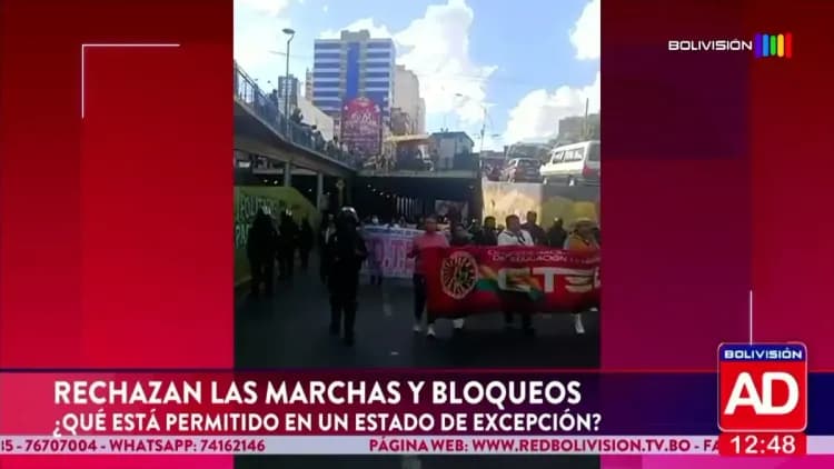 El rechazo a las marchas y los bloqueos vuelve a poner sobre la mesa el alcance de un estado de excepción y las restricciones que podría implicar para la población.
