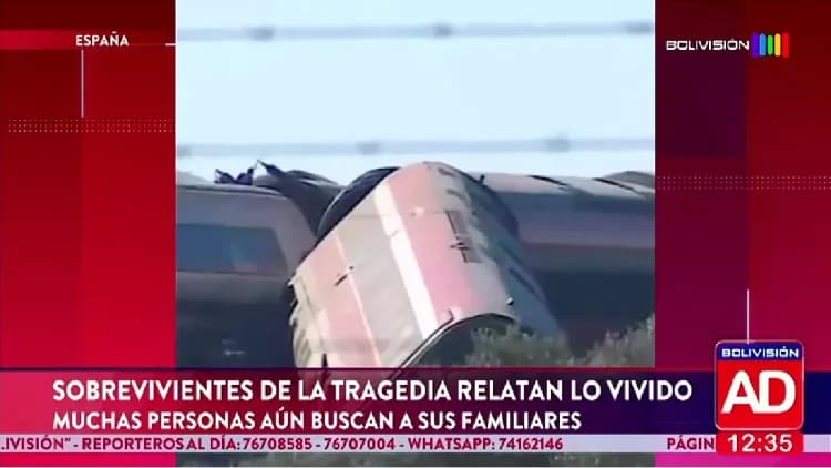 Choque de trenes en España deja 64 personas fallecidas