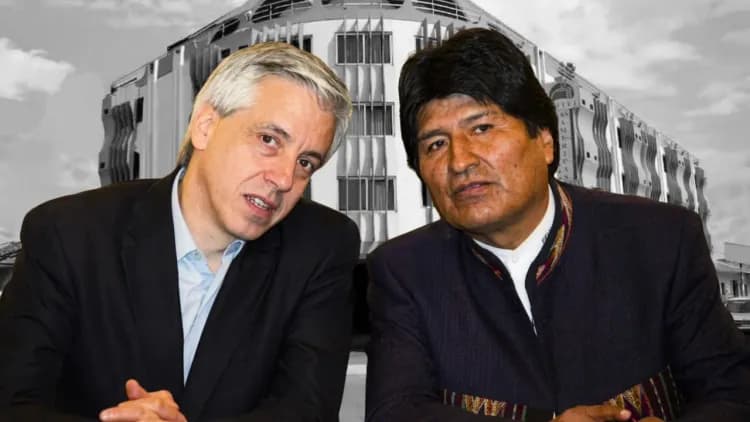 Evo Morales y Álvaro García Linera, juicio por hotel las americas