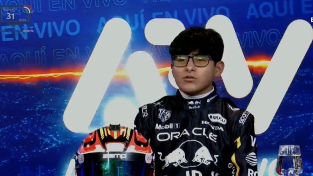 Fotografía de Joshua Mendoza, la joven promesa del karting boliviano sueña con llegar a la Fórmula 1